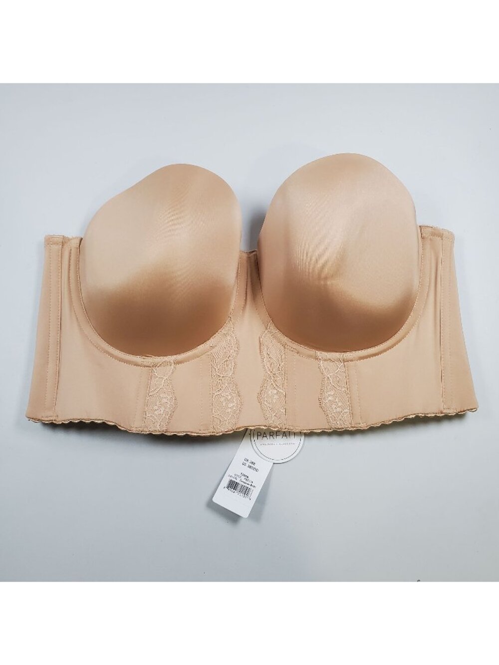 Parfait Lingerie Elissa Strapless Bra Bustier Women Size 38DDD NWT European Nude